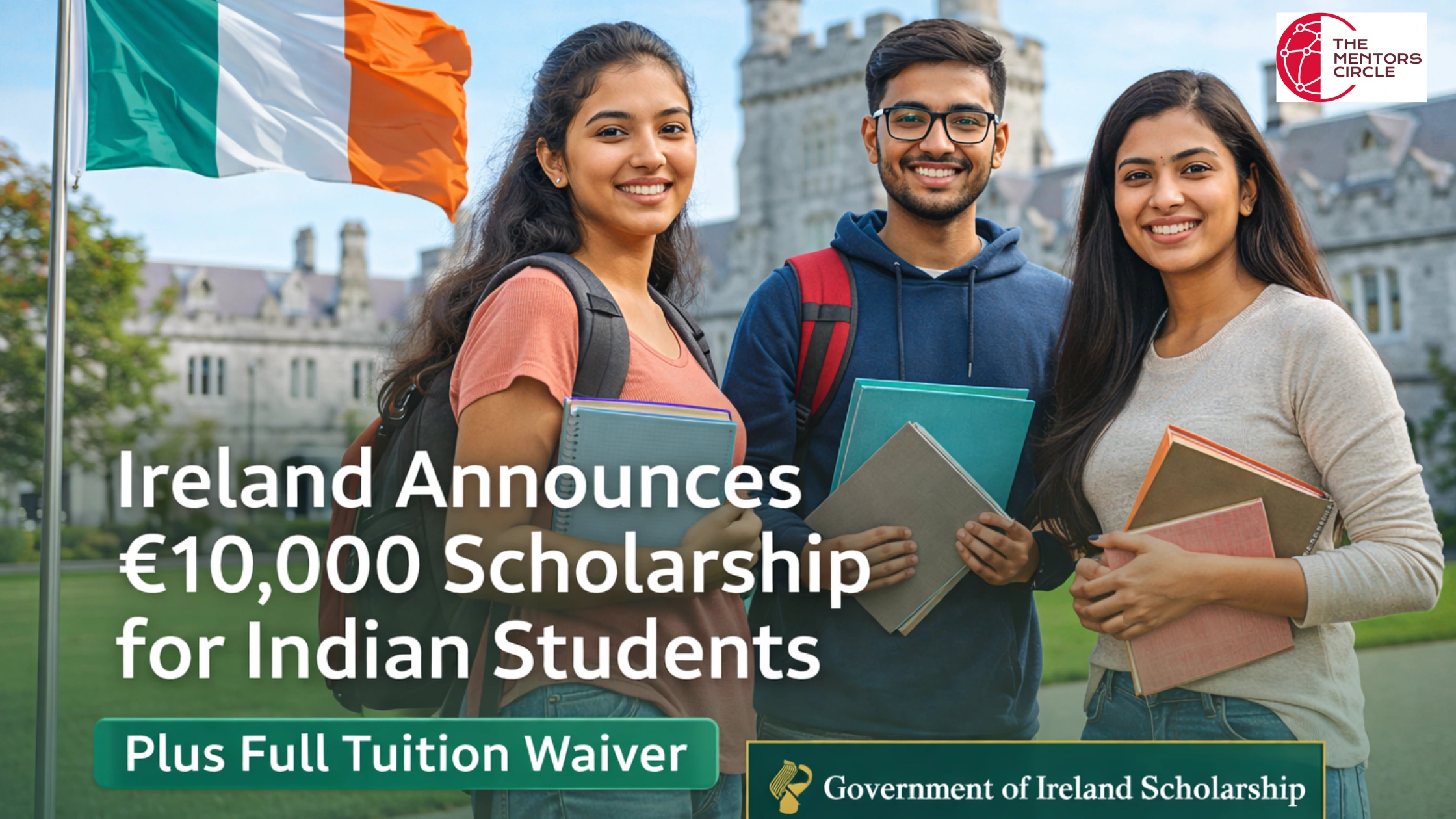 From January 29, International Students Can Apply for Ireland’s €10,000 Stipend + Full Fee Scholarship